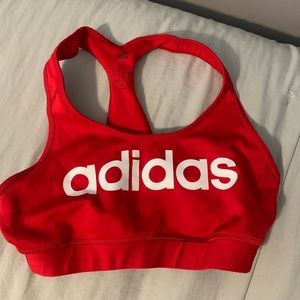 Red Adidas Sports Bra